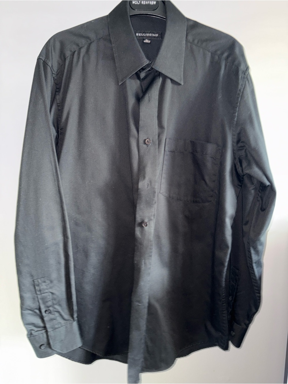 Dress Shirt - Black Men’s Long Sleeve